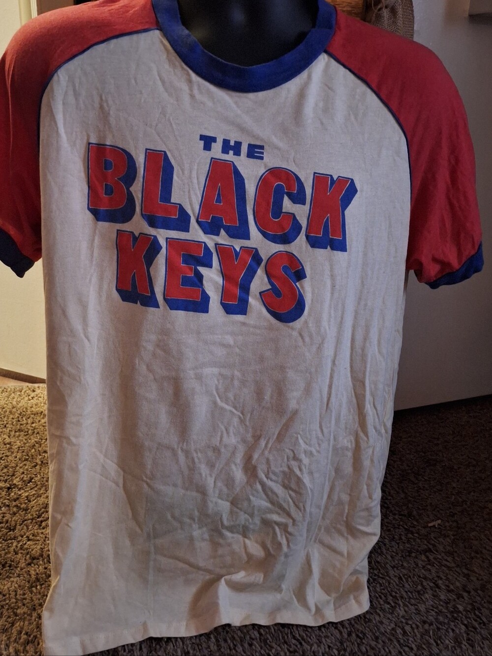 The Black Keys CAMP Raglan Tee Colorblock vintage STYLE